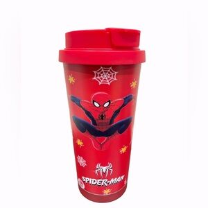 Spiderman Tumbler Cup 
Stainless Steel Insulated Hot Cold 
17 oz Flip Straw 
NIB